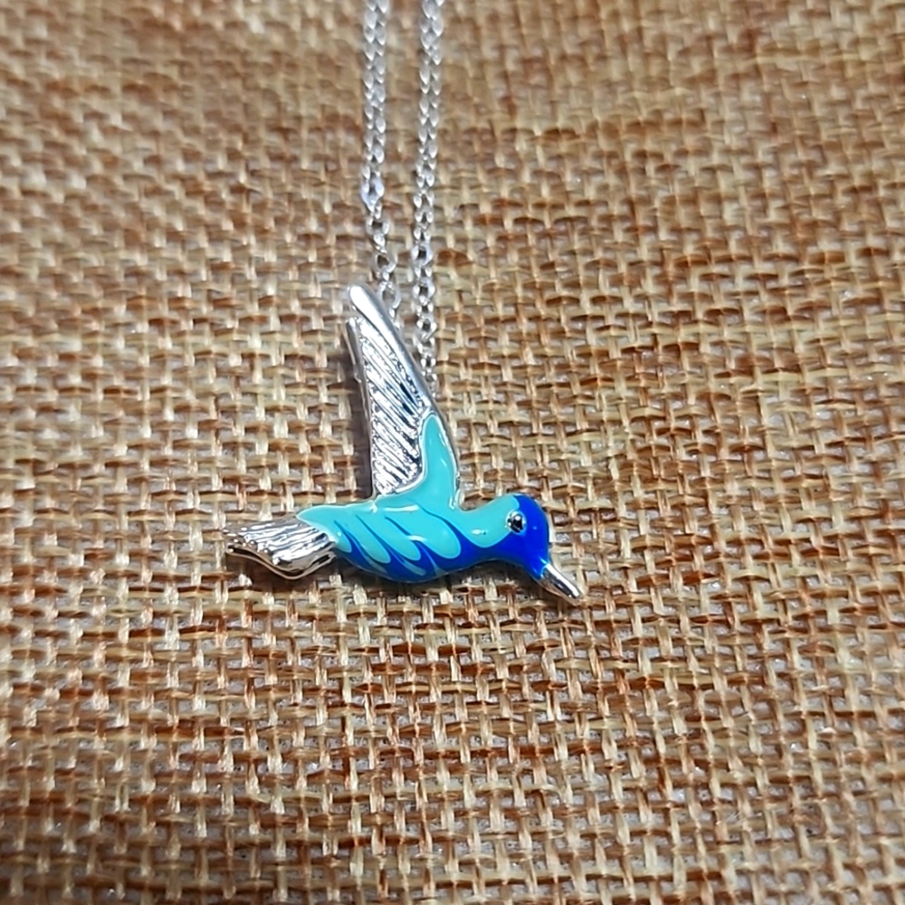 Hummingbird necklace